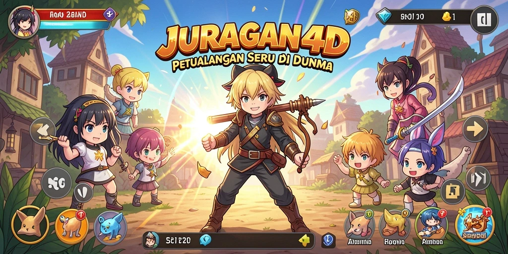 Tampilan gameplay JURAGAN4D yang menarik dan penuh aksi.