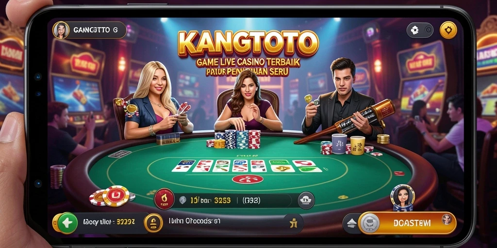 Screenshot gameplay KANGTOTO yang penuh aksi di Live Casino.