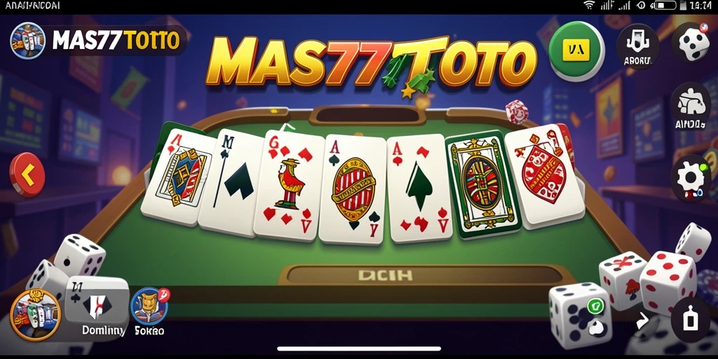 Tampilan gameplay seru dan interaktif di MAS77TOTO.