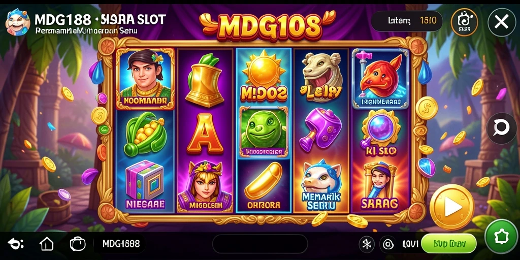 Screenshot gameplay MDG188 menampilkan pengalaman Slot yang menarik.