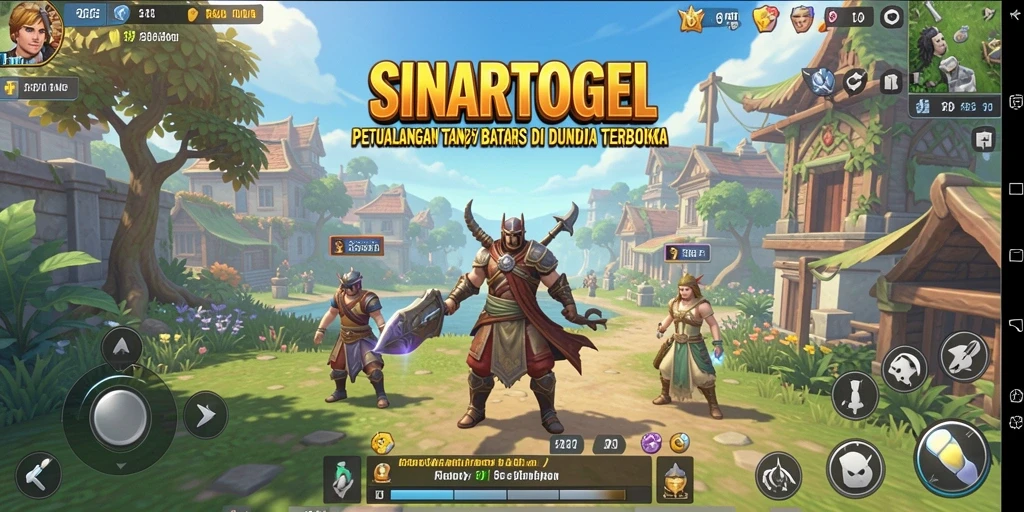 Tangkapan layar gameplay yang menampilkan dunia terbuka SINARTOGEL.