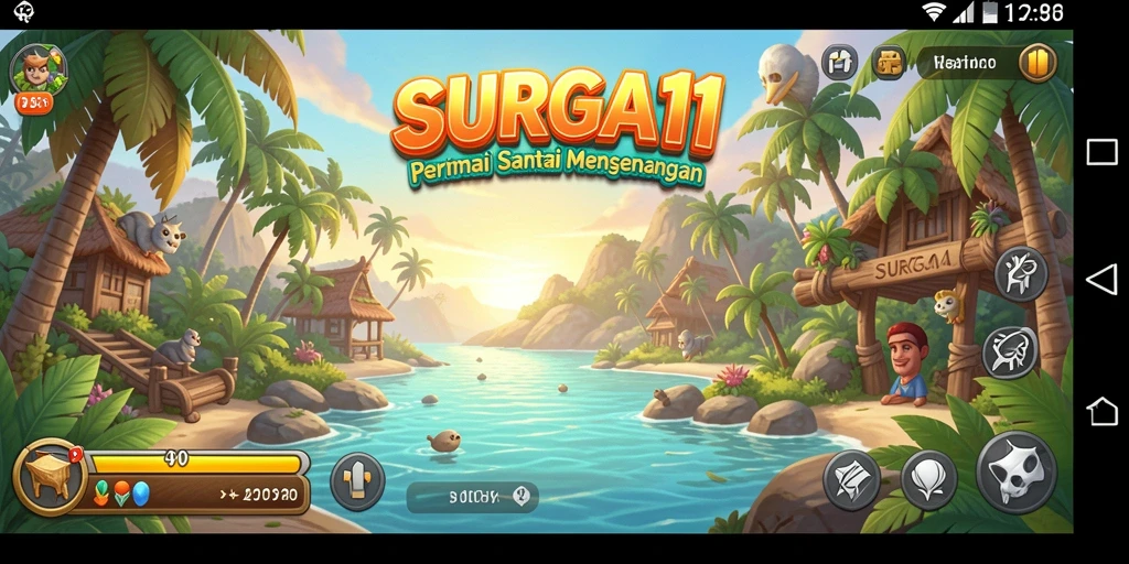 Tampilan menarik dari gameplay SURGA11 yang seru dan menghibur.